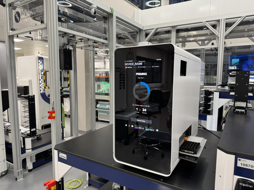 Instromeda SPRneo prototype running in an automated workflow